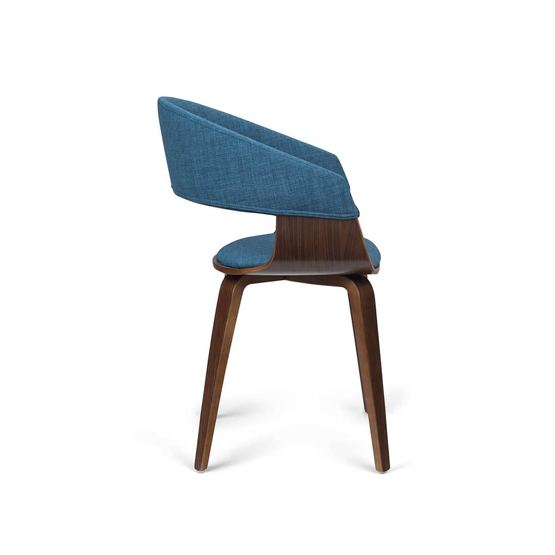 Patio Dining Solid Wood Acacia and Metal Chair – Bild 3