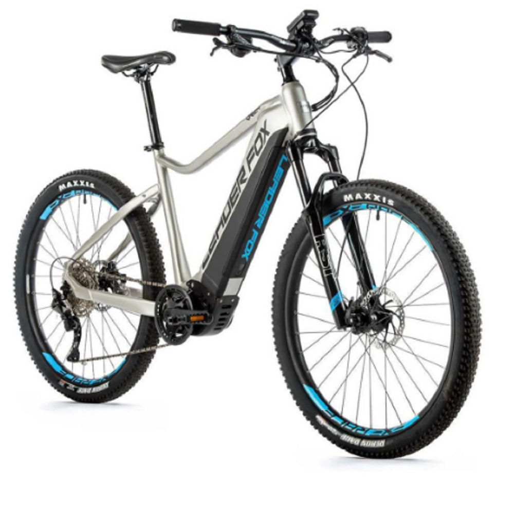 27.5 Zoll E-Bike MTB Pedelec Leader Fox Orem 720 Wh 90Nm Rh50cm silber.