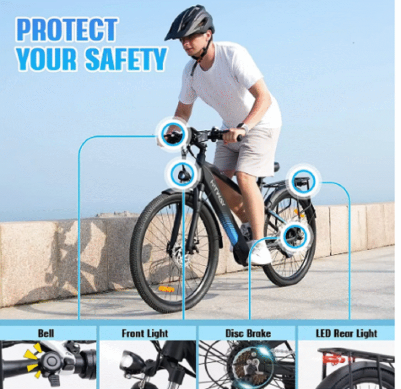 E-Bike Elektrofahrrad 26 Zoll Luftreifen Pedelec E-Citybike – Bild 5