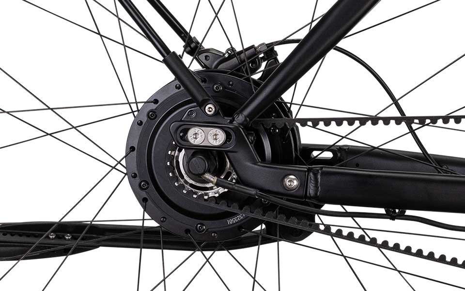 Rabeneick TX-E Singlespeed / Bafang / 252Wh / Disc / Gates schwarz – Bild 3