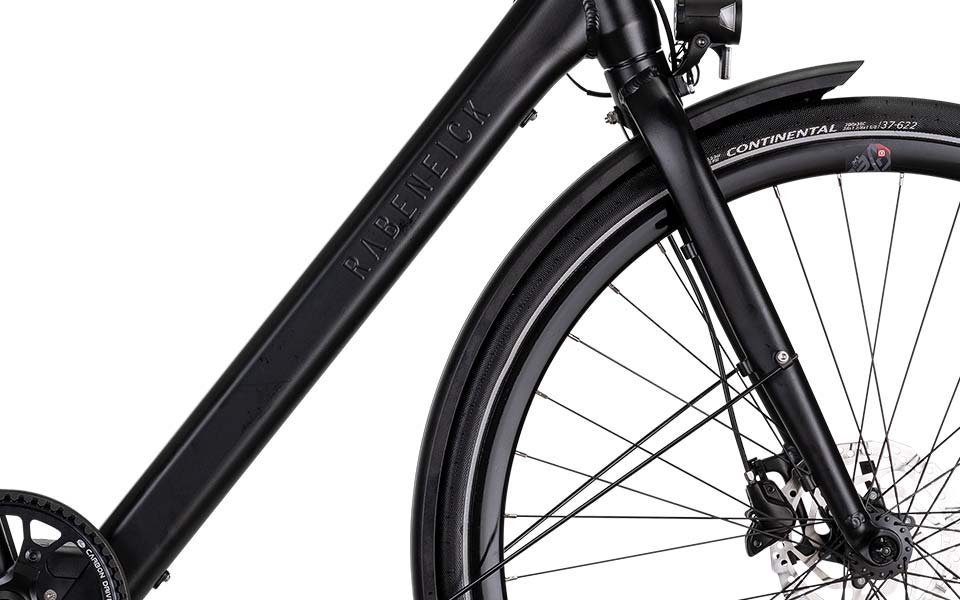 Rabeneick TX-E Singlespeed / Bafang / 252Wh / Disc / Gates schwarz – Bild 5