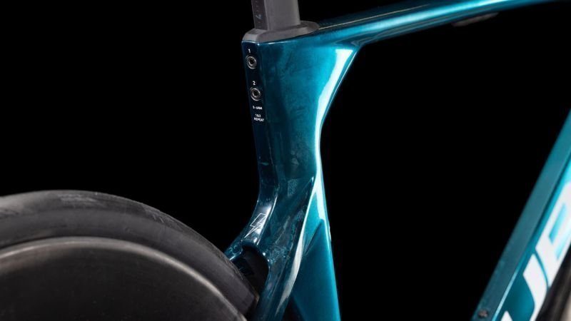 Cube Litening AERO C:68X SLX chromeblue´n´liquidblue – Bild 4