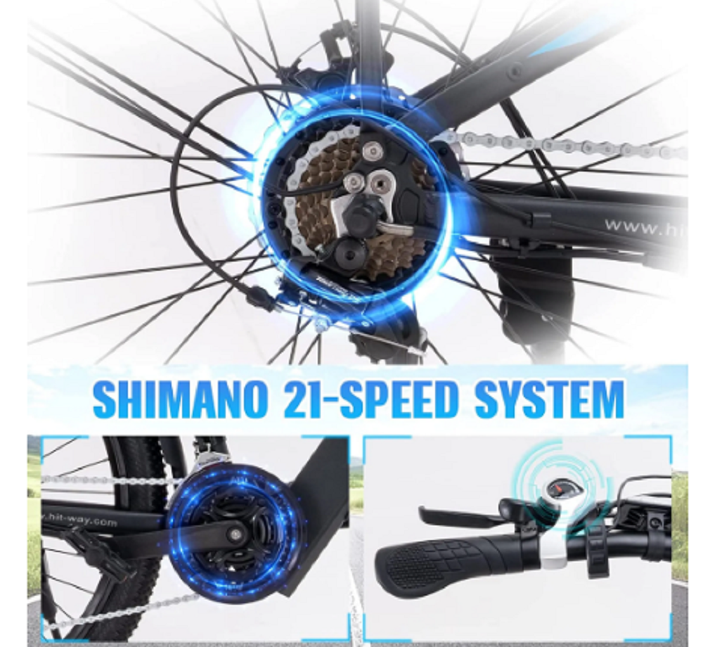 E-Bike Elektrofahrrad 26 Zoll Luftreifen Pedelec E-Citybike – Bild 4