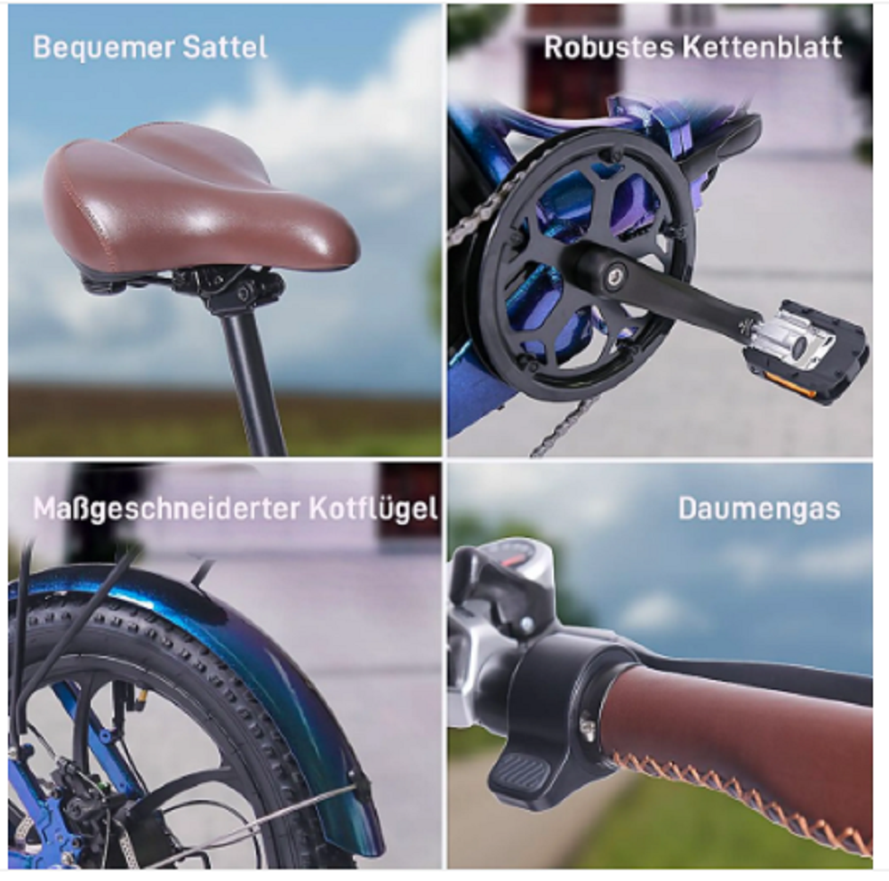 FAFREES F20 PRO 20 Zoll Elektrofahrrad – Bild 6